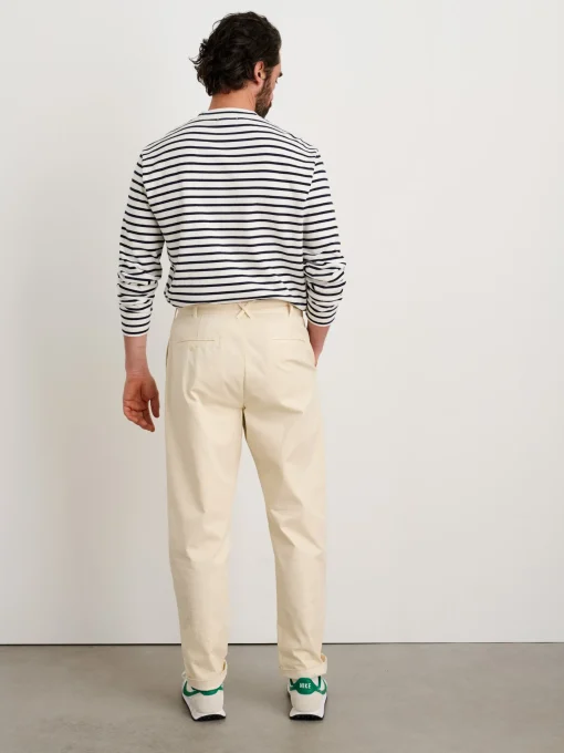 Standard Pleated Pant In Chino (Long Inseam)