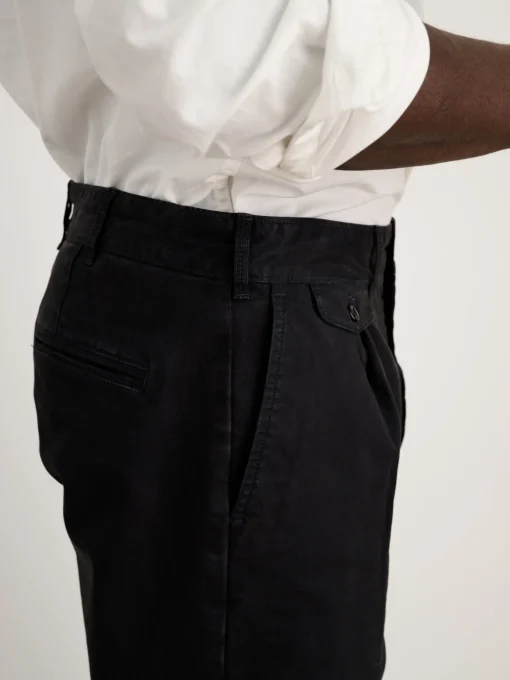 Standard Pleated Pant In Chino (Long Inseam)