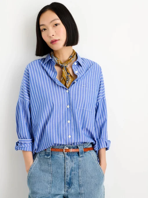 Standard Shirt In Wide Stripe