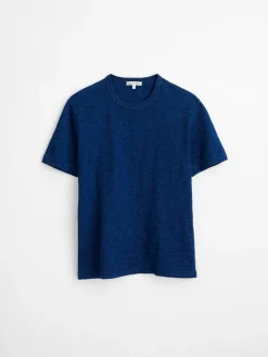 Standard Tee In Indigo Slub Cotton