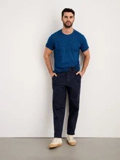 Standard Tee In Indigo Slub Cotton