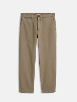 Straight Leg Pant In Vintage Washed Chino (Long Inseam)