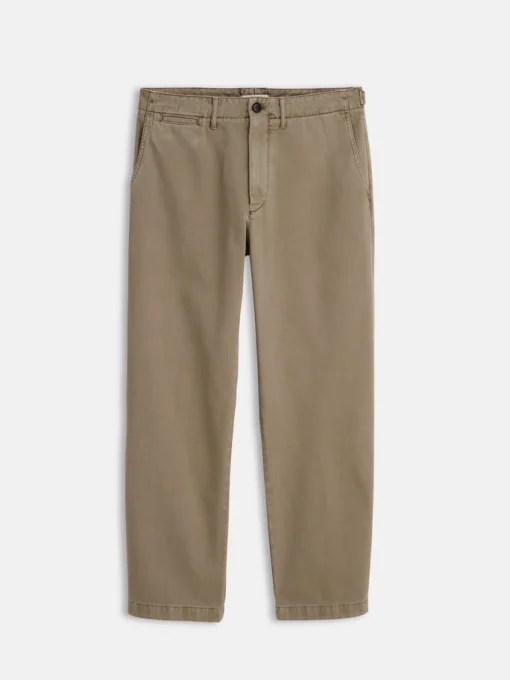 Straight Leg Pant In Vintage Washed Chino (Long Inseam)