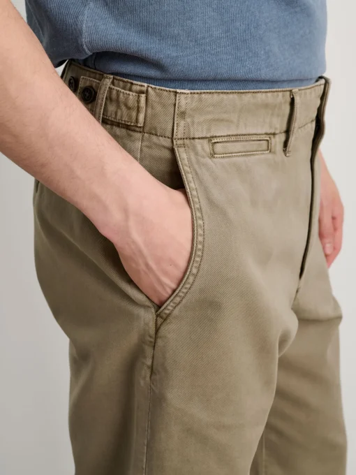 Straight Leg Pant In Vintage Washed Chino