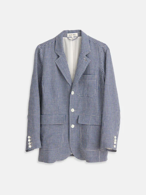Suit(Ish) Blazer In Mini Gingham