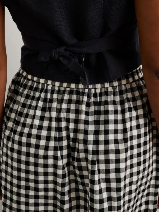 Suitish Vest In Drapey Twill