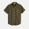 The Short Sleeve Mill Shirt In Paper Poplin