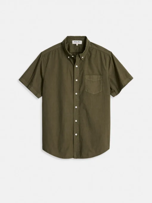 The Short Sleeve Mill Shirt In Paper Poplin