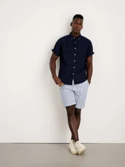 The Short Sleeve Mill Shirt In Paper Poplin