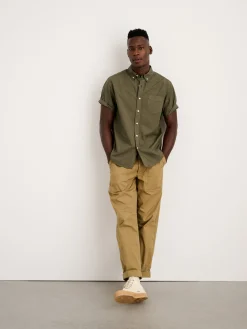 The Short Sleeve Mill Shirt In Paper Poplin