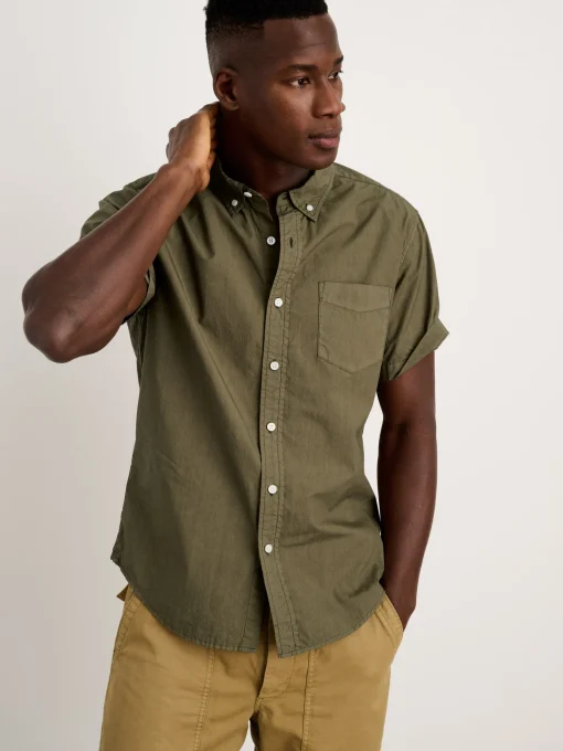 The Short Sleeve Mill Shirt In Paper Poplin