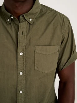 The Short Sleeve Mill Shirt In Paper Poplin