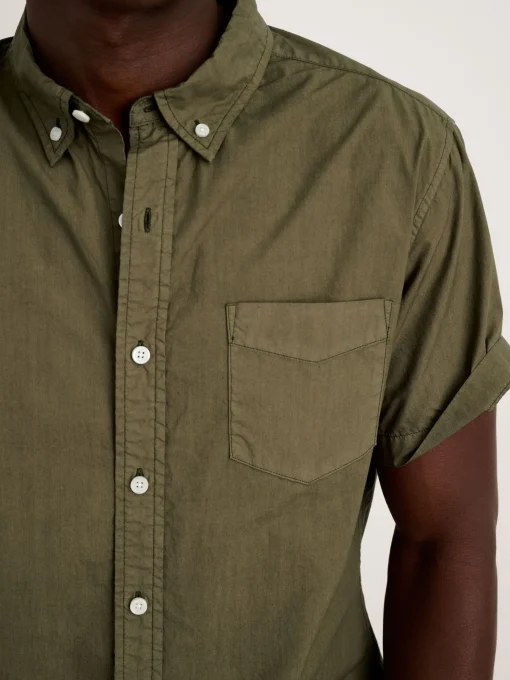 The Short Sleeve Mill Shirt In Paper Poplin
