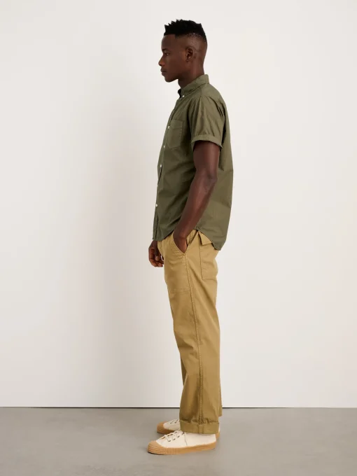 The Short Sleeve Mill Shirt In Paper Poplin