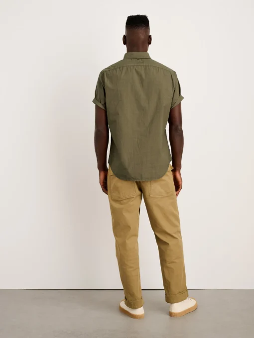 The Short Sleeve Mill Shirt In Paper Poplin