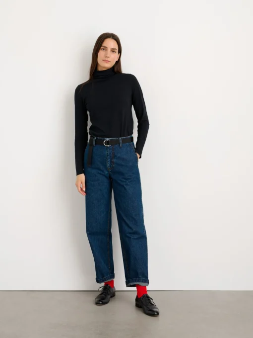 Turtleneck In 40S Jersey
