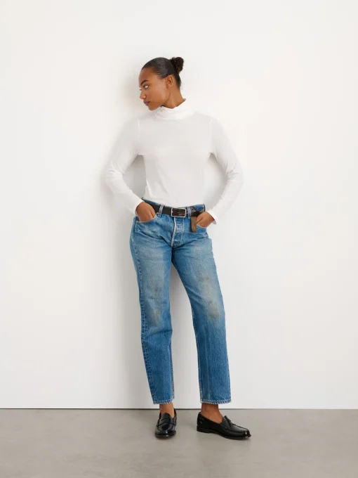 Turtleneck In 40S Jersey