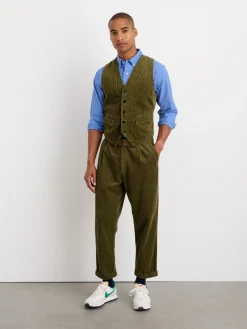 Vest In Rugged Corduroy