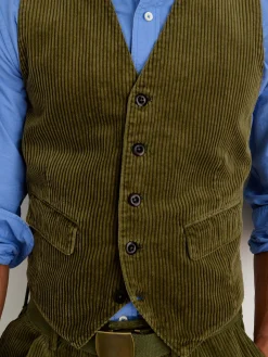 Vest In Rugged Corduroy