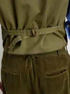 Vest In Rugged Corduroy