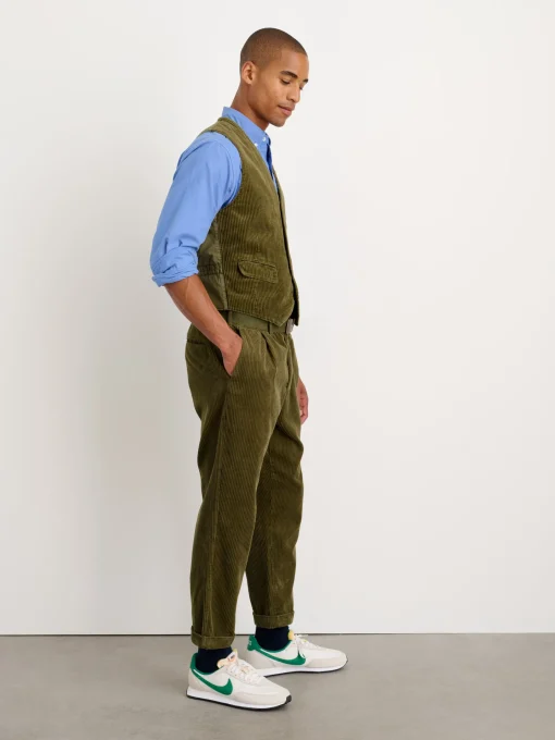 Vest In Rugged Corduroy
