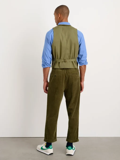 Vest In Rugged Corduroy