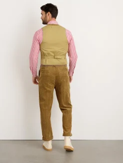 Vest In Rugged Corduroy