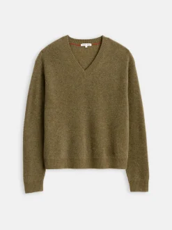 V-Neck Sweater In Lightweight Cashmere