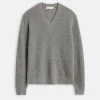 V-Neck Sweater In Lightweight Cashmere