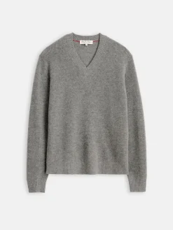 V-Neck Sweater In Lightweight Cashmere