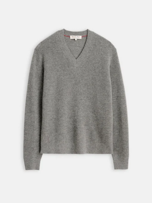 V-Neck Sweater In Lightweight Cashmere