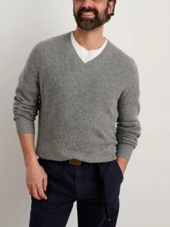 V-Neck Sweater In Lightweight Cashmere