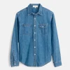 Work Shirt In Washed Denim