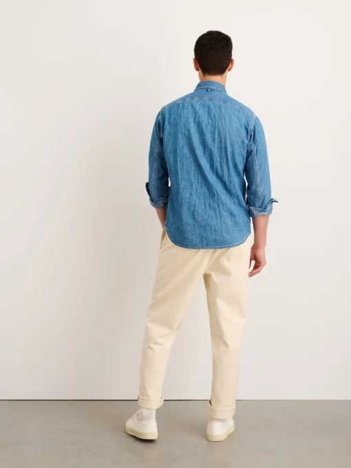 Work Shirt In Washed Denim
