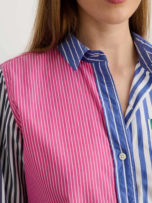 Wyatt Shirt In Mixed Stripe