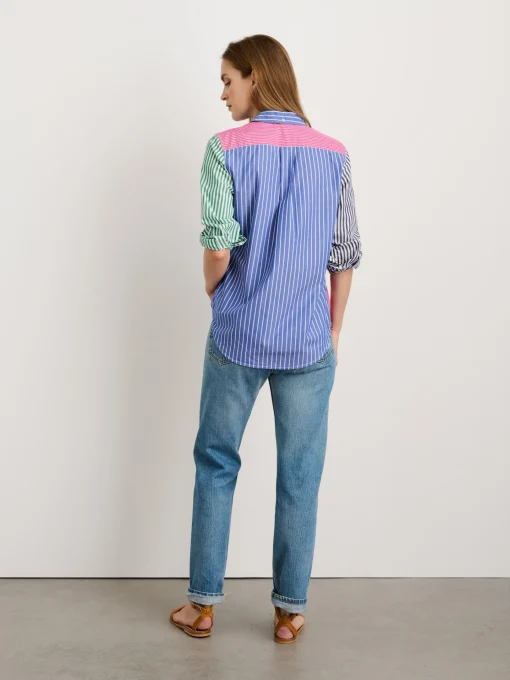 Wyatt Shirt In Mixed Stripe
