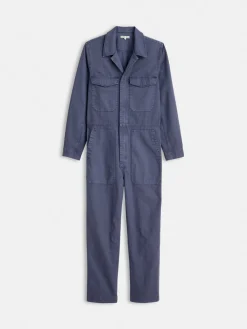Zip Jumpsuit In Herringbone