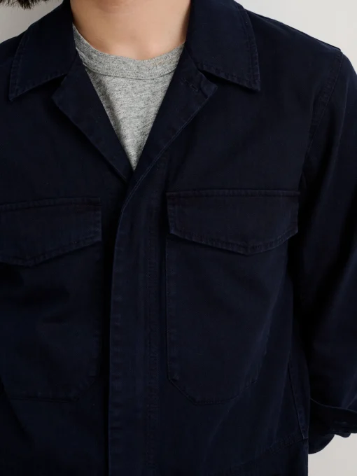 Zip Jumpsuit In Herringbone